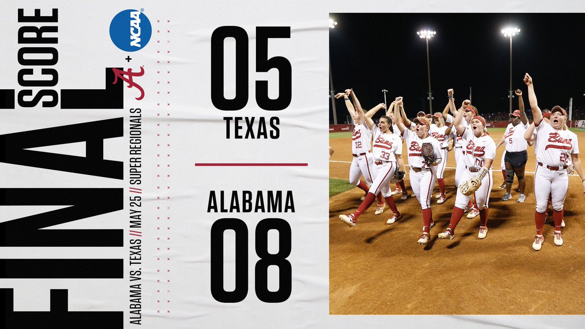 AlabamaSB's tweet photo. The Tide is Rolling Back to OKC!

#BamaSB | #RollTide https://t.co/kpqMIFUHgt