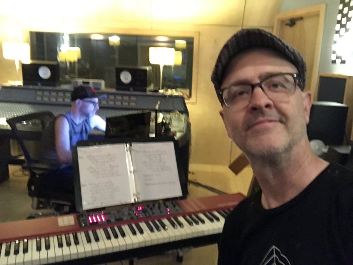 cgwiser's tweet photo. Doing some keyboard session work at @belllabsstudio with Trent Bell today on the trusty old @nordkeyboards #electro3 https://t.co/nIsKBv5uzL
