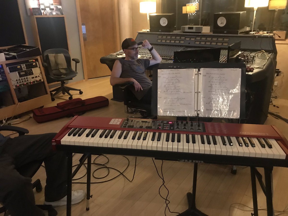 cgwiser's tweet photo. Doing some keyboard session work at @belllabsstudio with Trent Bell today on the trusty old @nordkeyboards #electro3 https://t.co/nIsKBv5uzL