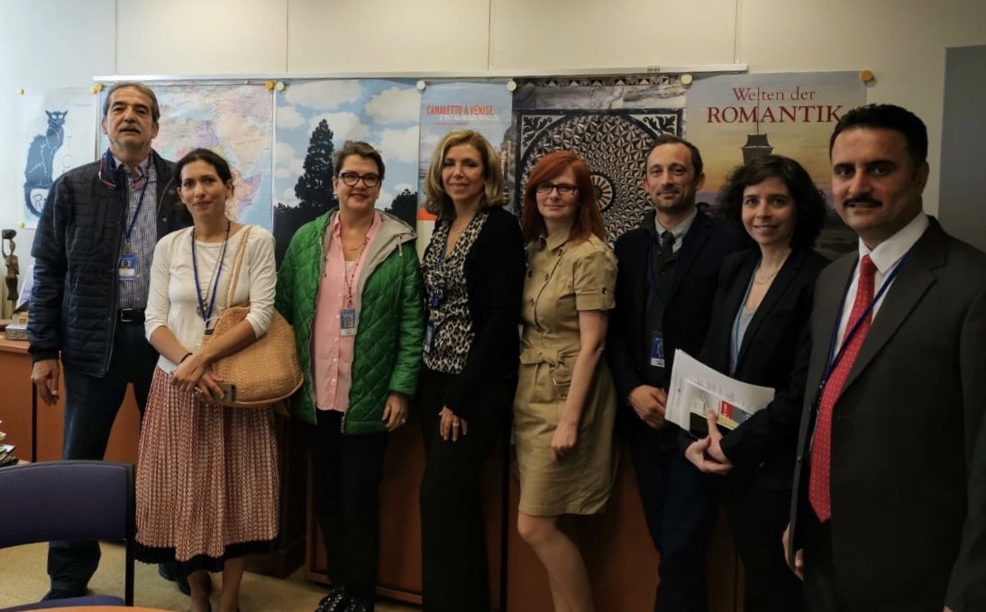 CristinaAlbert4's tweet photo. CrimeCommission 2019 great opportunity2meet colleagues, partners, activists. Civil society gets stronger working on resilience &amp;organized crime @UNODC_ROMENA @GI_TOC @RanisVoice @JWrabetz @siriagastelum @tariqsonnan @BouhabibMirna @SaraBentefrit @RadwaAmmar9 https://t.co/UI3uBmjUEr