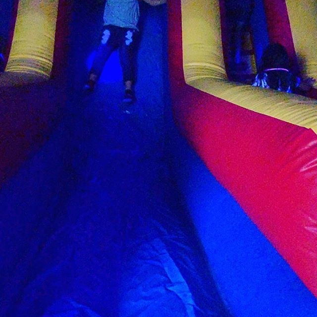 btownagent's tweet photo. Reminds me of the 6 million dollar man or the bionic woman! Ashley and I are at a party! I don’t want to get on one I may pop it ! Lol #pumpitupparty https://t.co/zkGDaq5JXM https://t.co/Awu8NTgE1d