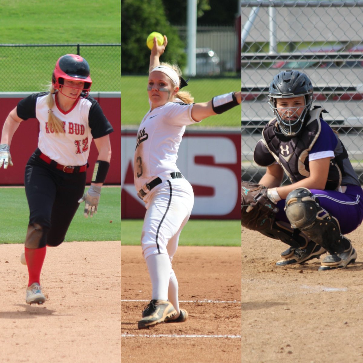 RichSharp95's tweet photo. 2019 AHSCA Softball All-Star Game Selections
Joley Mitchell, Rose Bud (West)
Marley Johnson, Quitman (East)
Lizzie White, Concord (East) 

WHEN: Friday, June 21, 5:00 PM (Doubleheader) 
WHERE: Farris Field at UCA https://t.co/leYOrHikQz