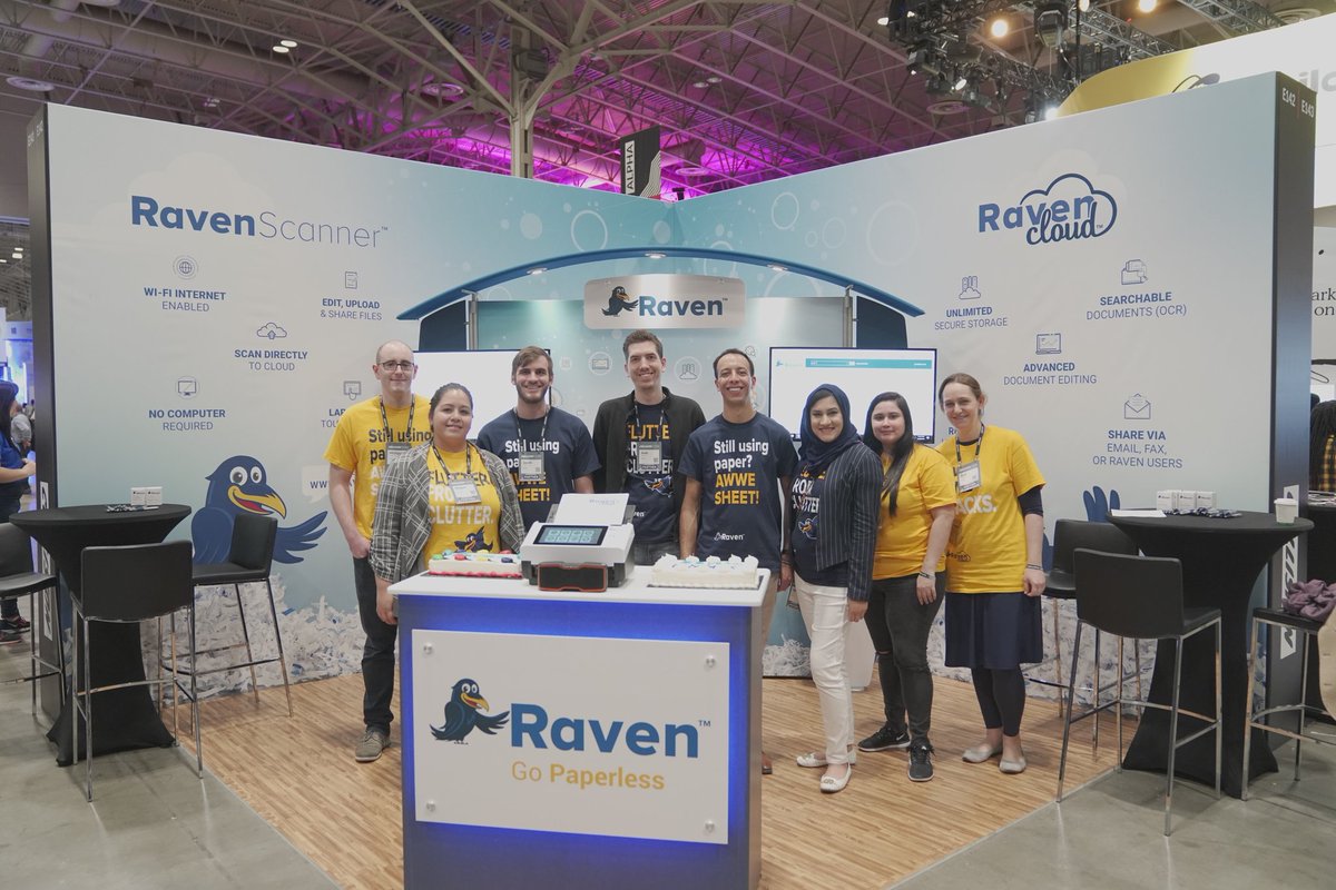 JabeenxDesign's tweet photo. Had an amazing time at #collision2019 #CollisionConf launching our first products @RavenCloudScan with HUGE success!! Proud to be a part of the Raven Family! #gopaperless https://t.co/ckRcmr7wk9