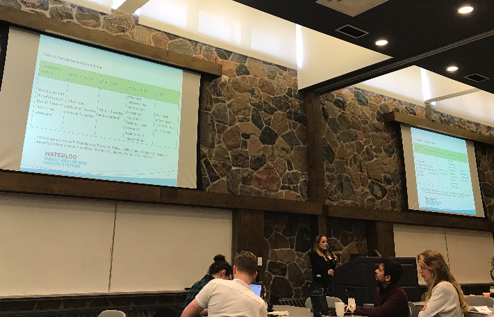 SLEUWaterloo's tweet photo. Michelle Vine leading an informative policy workshop #waterlupus https://t.co/nfLFWeFnOp