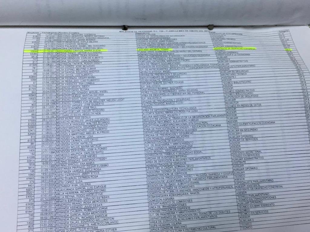 Rosario_Sasieta's tweet photo. Aquí está el documento que acredita que después del escándalo  y habiendo logrado mi salida de @AccionPopular Lescano contrató a la difamadora para que trabaje en su despacho congresal. Saquen sus conclusiones https://t.co/hri1Hm1M3q