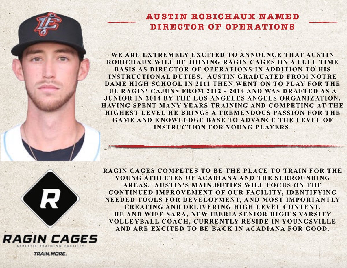 RaginCages's tweet image. Exciting news at Ragin Cages!            #baseball #trainmore #pitchinginstructor