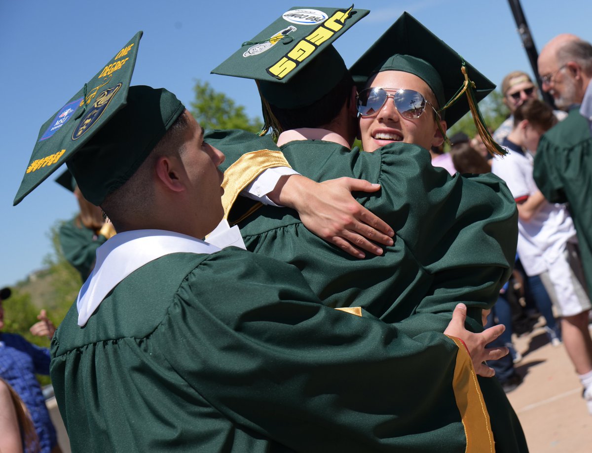 Congratulations, Falcon High School graduates! You made it, and we couldn't be more proud of Falcon Nation. #D49GradsShine #ClassOf2019