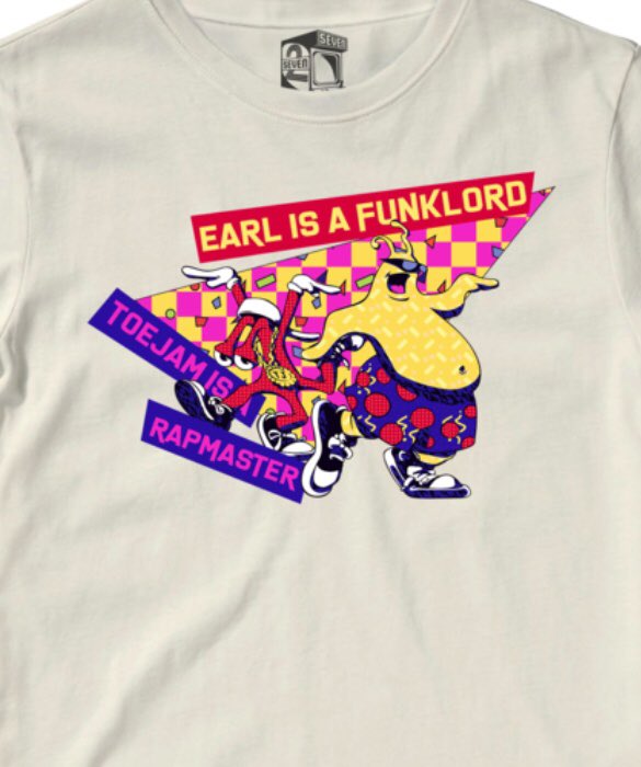 SquaredSeven's tweet photo. @YUXLOA @toejamandearl and maybe wearing this too. Check this out as well. 20% off and a special for the #Funkathon. Use “TOEJAM20% at checkout if interested. #KeepingTheGameAlive https://t.co/rdYSbaXUOl https://t.co/hu7hn0w15L