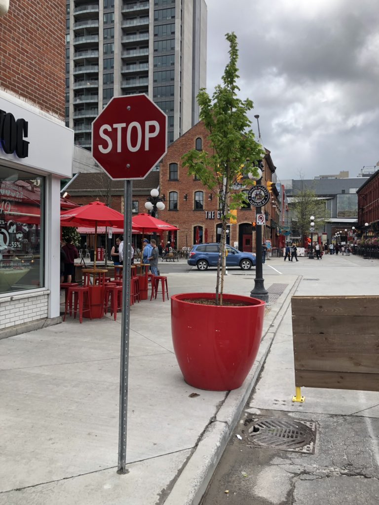 OttawaMarkets's tweet photo. Still some work to do before the #WilliamStreetPedestrianPlaza officially opens June 3rd. Do you prefer the #StopSign or the #StopMaple ? (asking for a friend @ottawacity ) https://t.co/bnJXoiVXZf