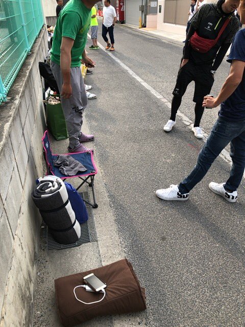 運動会場所取り