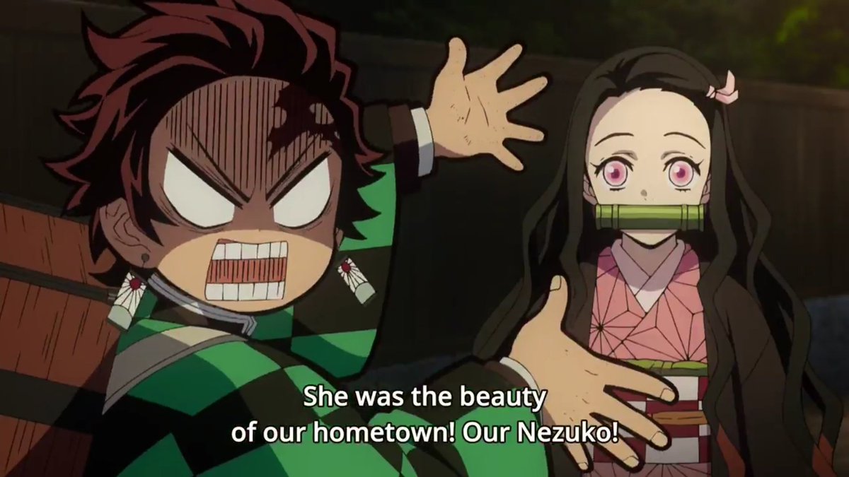 Someone: nezuko is uglyTanjirou: