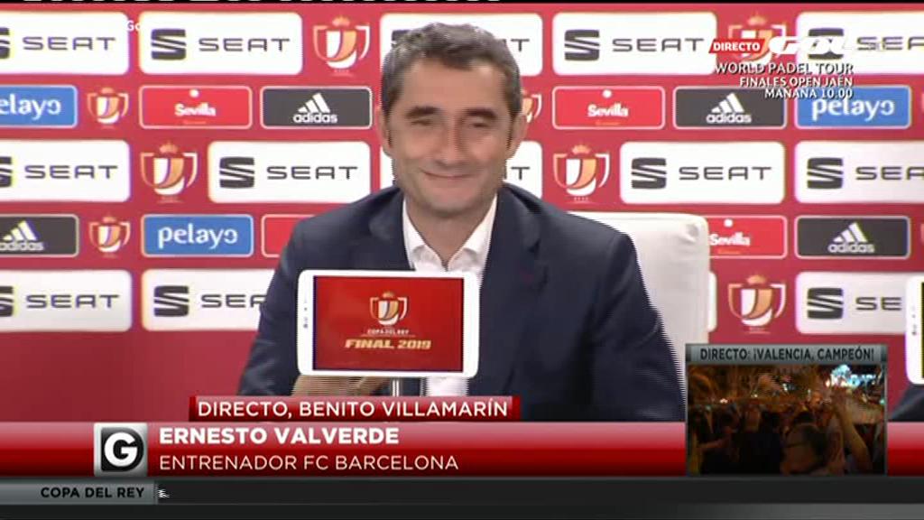 TheCataIanGiant's tweet photo. Valverde during his press conference. https://t.co/NxxbMtzAUr
