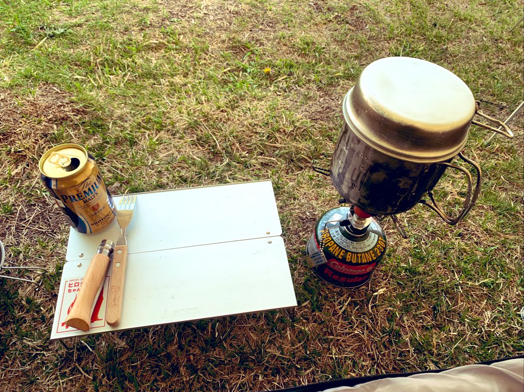 キャンプでお酒