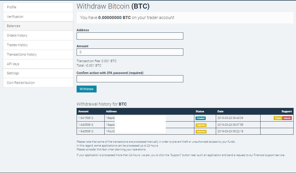 Bagsy's tweet photo. I have a friend who recently sent 1.47BTC worth of $FET to @bitebtccom in order to arbitrage, and once he attempted to withdraw to Binance in $BTC, his account was frozen without any explanation (after having verified his KYC/not breaking the T&amp;C.)

@bitebtccom @BiteBTCLive https://t.co/2PW6KZsWOn