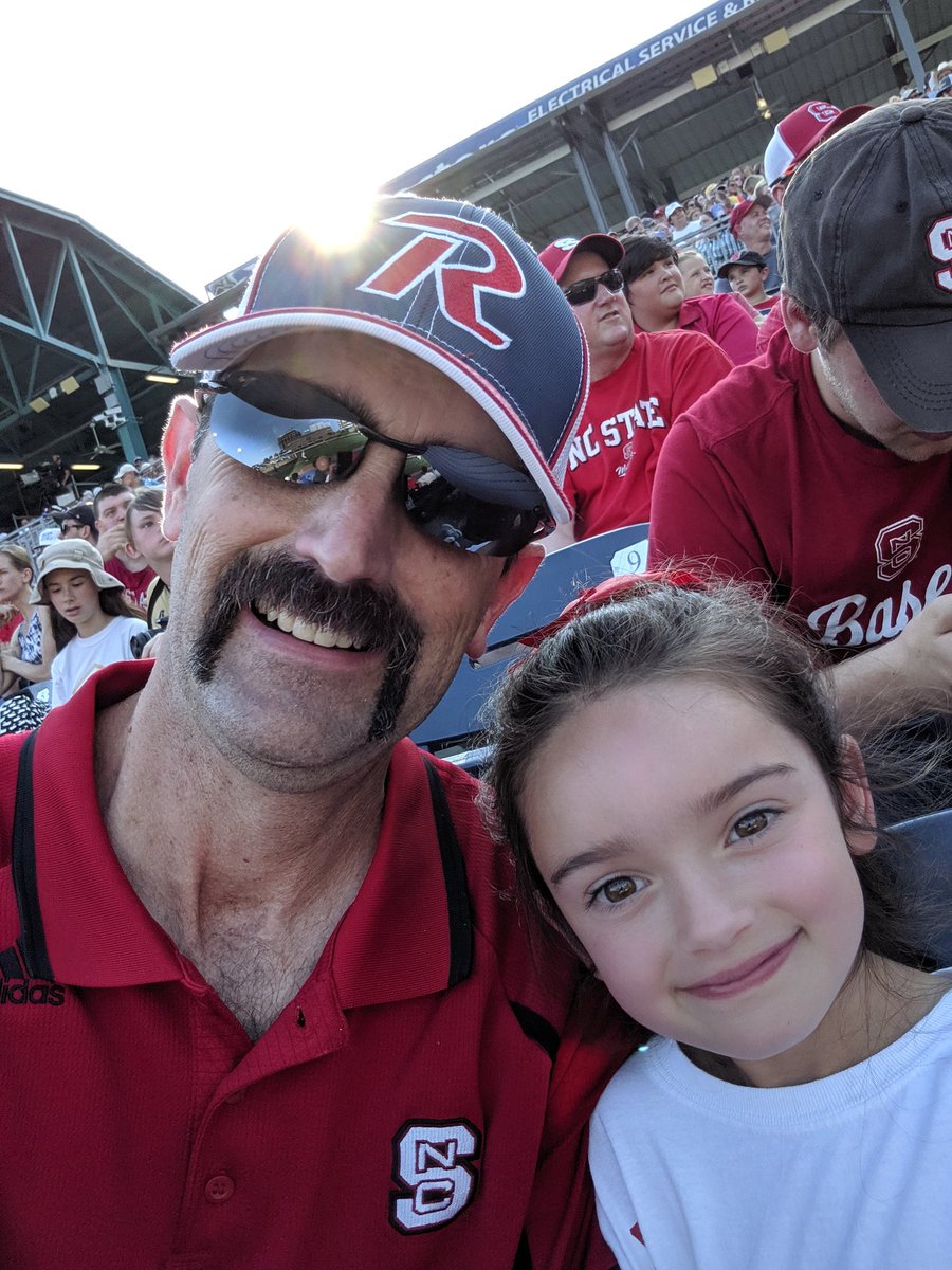 Slim1Sloop's tweet image. Cheering on the Wolfpack in Durham! #accbase