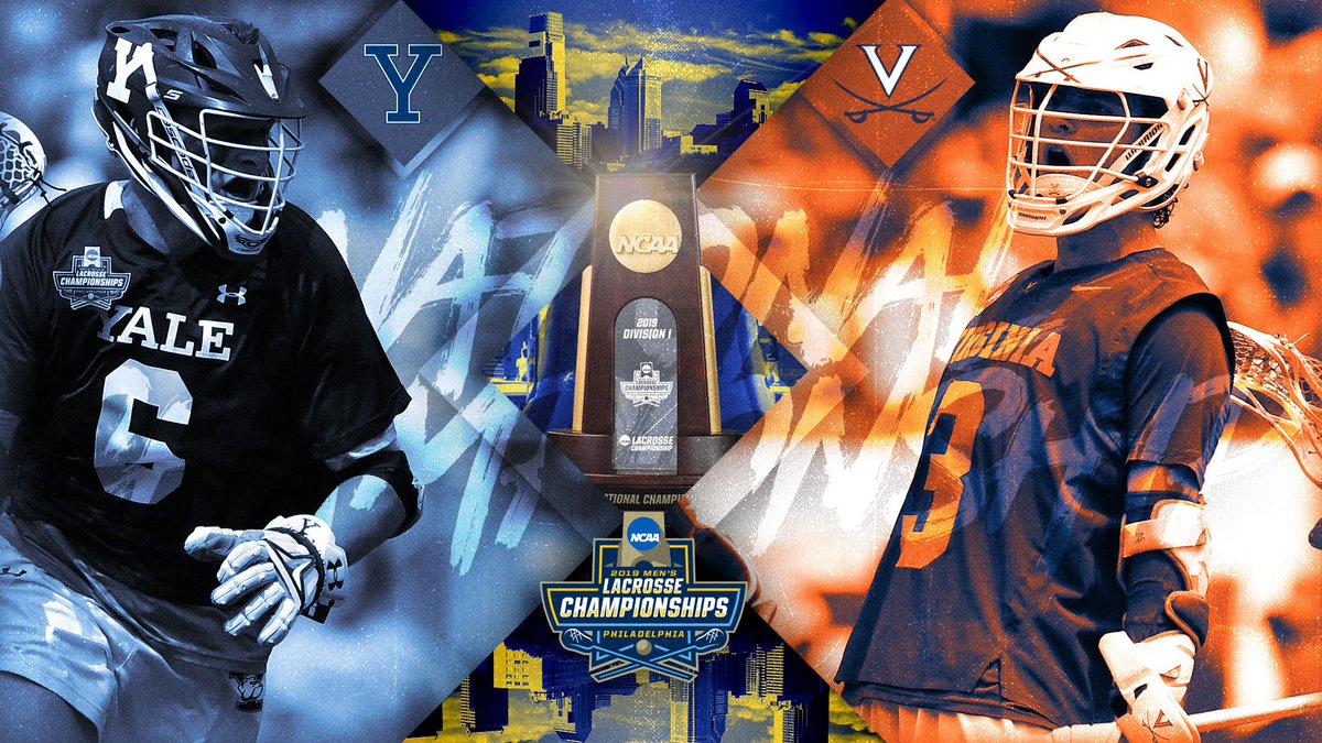 It'll all come down to <a href="/YaleLacrosse/">Yale Men's Lacrosse</a> and <a href="/UVAMensLax/">Virginia Men's Lacrosse</a> for the National Championship!

#NCAALAX