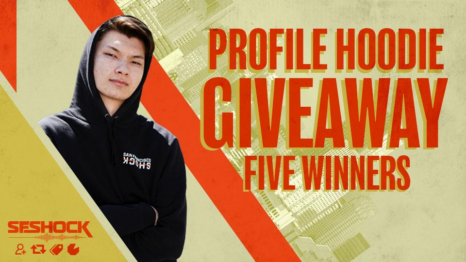 SFShock's tweet image. We're giving away FIVE SF Shock Profile Hoodies! #WINNABLE

-Tag Your Friends
-Turn Notifications On
-RT, Like &amp;amp; Follow @SFShock 
Click Here: bit.ly/shockhoodie