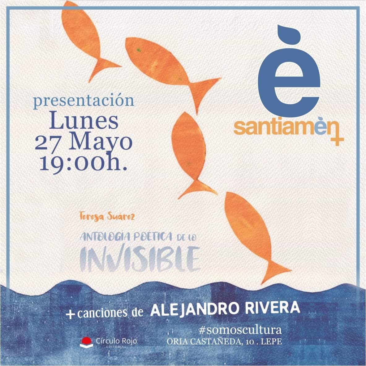 El lunes estaré junto a mi #teresasuarez presentando su nuevo trabajo en #lepe#santiamen