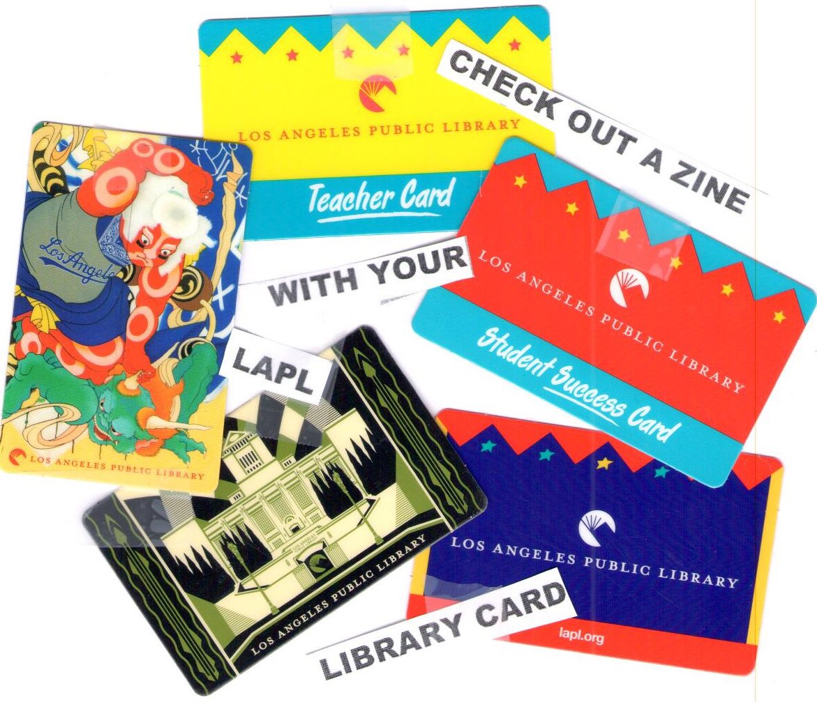 DJZibaZ's tweet image. Look for the .@LAPublicLibrary tabling at .@LAZineFest 2019, Sunday, 5/26 noon to 6pm, table A36! #LAPLZineLibrary #LAPLZines #LAZF19