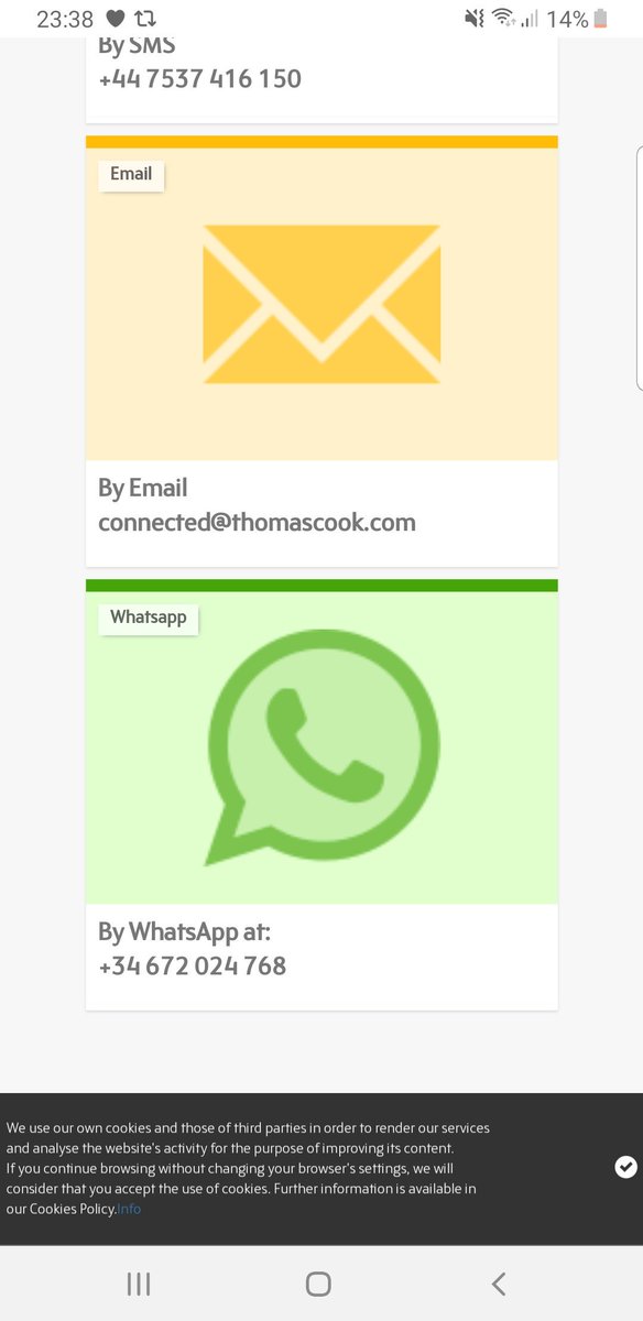 BethStocks's tweet photo. @ESPteamDinky @Burnett_M23 @alfieflannigan1 @p3t3r_t @LucyHailes I remembered when I was in Turkey they said there what's app was 24 hours, maybe you could try that? https://t.co/tzfH0GOhle