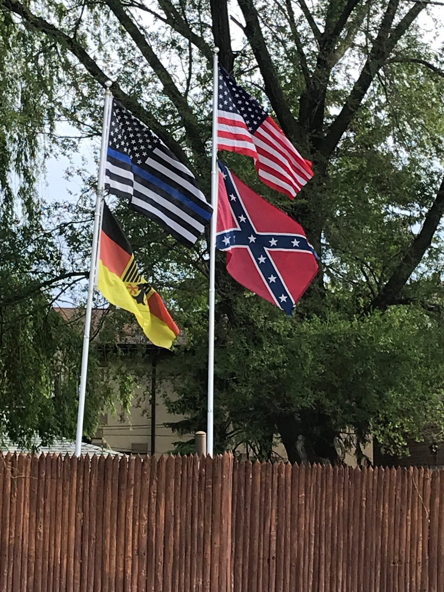 RockDJ79's tweet photo. I’m tempted to post this #POS address. He’s on #FosterAve in #Chicago #MAGA #ThinBlueLiars #ThinBlueLine #ThinBlueMafia #ThinBlueNazi #TargetedIndividuals thinking #Trump is helping us: Who did each of those ideologies protect? It wasn’t abuse victims. They tortured &amp; killed them https://t.co/i4GHnssOh1