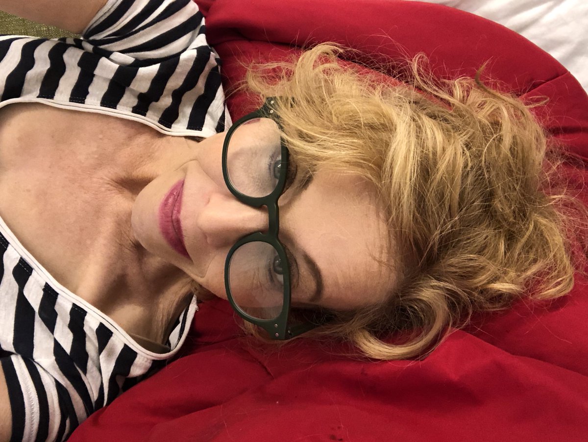 maddiecorman's tweet photo. Lying down on the #equitycot between shows, relaxing and thinking about how grateful I am to be here. #AccidentallyBrave https://t.co/Sv28Vb33ku