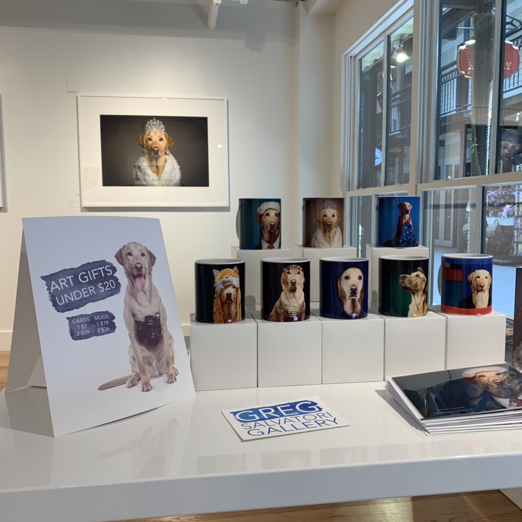 GregSalvatori's tweet photo. Loving the people coming into the Gallery all day and launching the gift shop online for Memorial Day!
https://t.co/bWlR1nR1ZX
#MemorialDay #dogPhotography #MAGA #labpuppy #doggifts https://t.co/uIEXZe6WiD