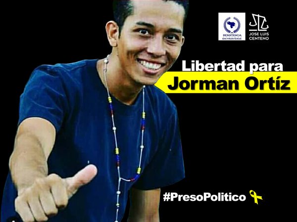jolcesal's tweet photo. #25May
El joven JORMAN ORTÍZ está preso en la sede de El Helicoide del SEBIN desde hace un año, pero no ha perdido la esperanza de continuar su activismo político en libertad porque su sueño es recuperar la democracia en el país. @CIDH @jguaido
#LibertadParaLosPresosPoliticos https://t.co/sj3mVrLkHl