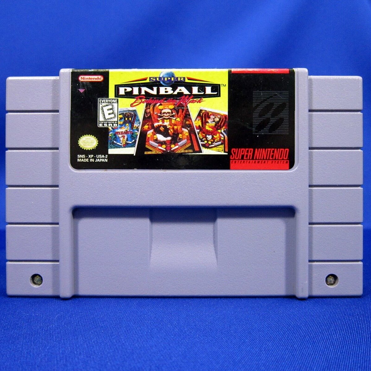 ThriftyGirl2015's tweet photo. SNES Super Nintendo Super Pinball Behind the Mask Cartridge Only Tested and Works! https://t.co/ubeRfSJZzS #ebay @ebay #SNES #SuperNintendo #Nintendo #SuperPinball #Pinball #CartridgeOnly #Tested #Works #gaming #gamingsystems #BehindTheMask #Mask https://t.co/c9eHHU6L98