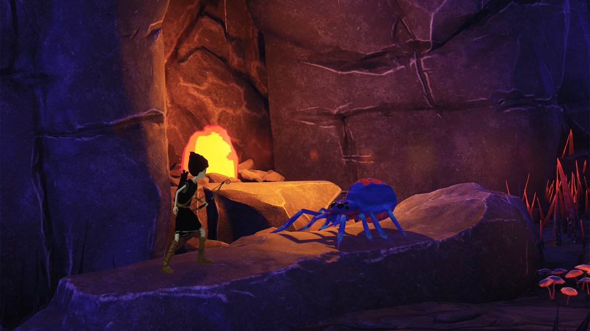 LegionMahala's tweet photo. We have created Jack's first enemy. He seemed lonely wandering all alone through the underworld.
#arachne #spider #screenshotsaturday #hadesapprentice #ue4 #unrealengine https://t.co/jEVgIpXOJC