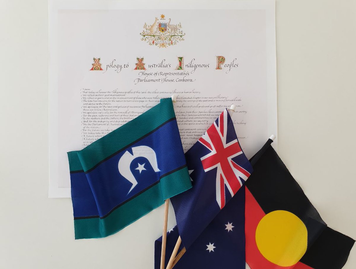 RecAustralia's tweet photo. Today is Sorry Day – a time to remember past policies of forced child removal. Today we reflect on the sad and painful history of the Stolen Generations, and recognise the resilience of Aboriginal and Torres Strait Islander peoples. Learn more: https://t.co/X1HoG2VwY0 #NRW2019 https://t.co/YLH3oYKxgE