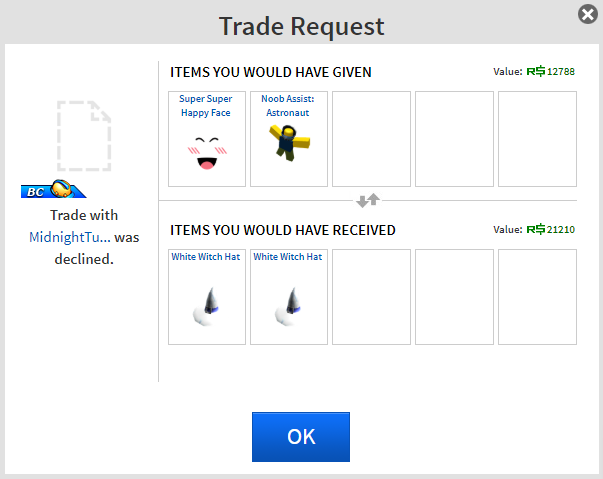 Versalty On Twitter Those Trade Requests Are Funny Lol Roblox - super super happy face roblox avatars
