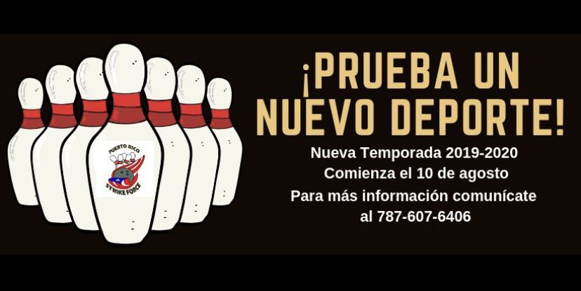 prstrikeforce's tweet photo. Liga Juvenil Puerto Rico Strike Force. Si tus chicos están entre los 4-19 años está liga es para ellos! Ven y juega con nosotros!! https://t.co/hjW6cJCtjX