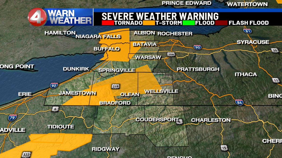 NWS has issued these alerts for our area. Latest on News4, #4WarnWeather App, and wivb.com.  RT