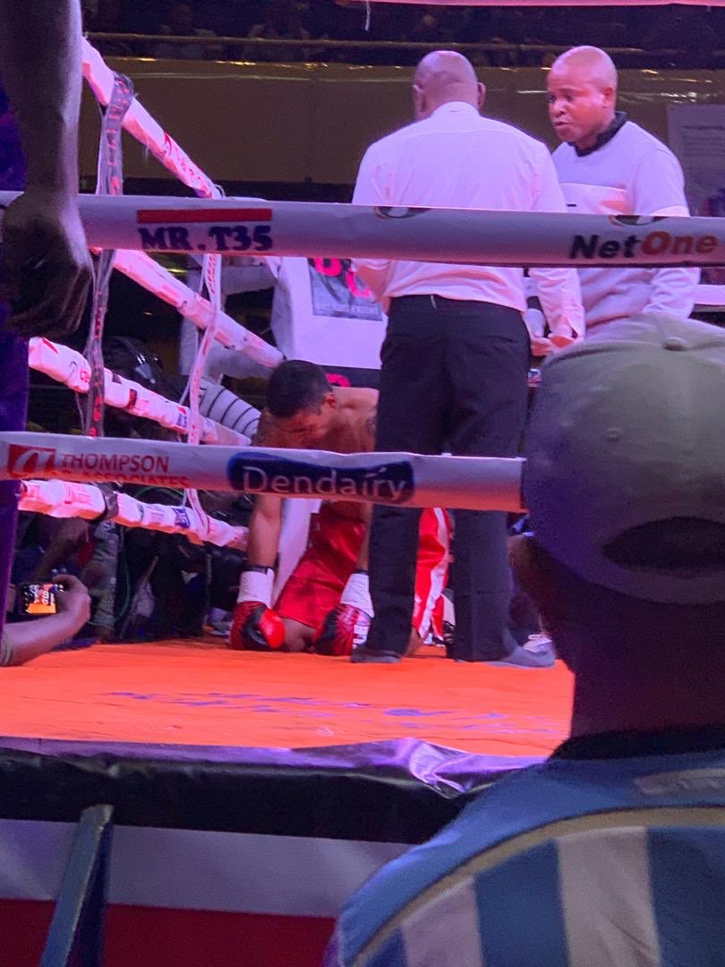 joymahute's tweet photo. After postponing a flight I’m not regretting this birthday present boxing match with my partner Gianni. #Manyuchi making 🇿🇼 proud. #PabloAcosta falling in #Harare https://t.co/JkKUJneRpm