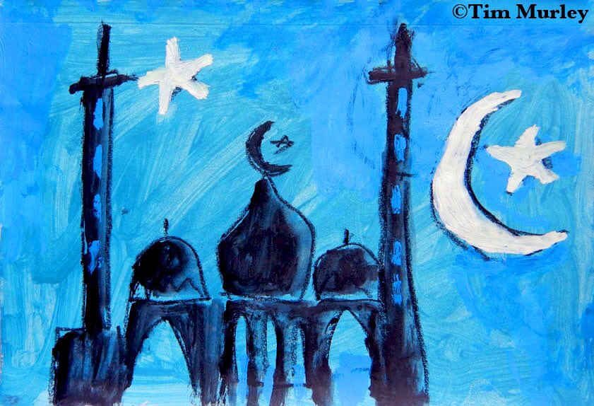 timmurleyart's tweet photo. Happy Ramadan to all the people in the world that celebrate. 🌙🌍✨ #ramadan #ramadan2019 #ramadhan #ninthmonth #fasting #prayer #prayers #islam #islamic #alms #muslim #muslims #arab #muhammad #fivepillarsofislam #sawm #quran #zakat #mosque #middleeast #mecca #medina #minaret https://t.co/oQGVWstQg8