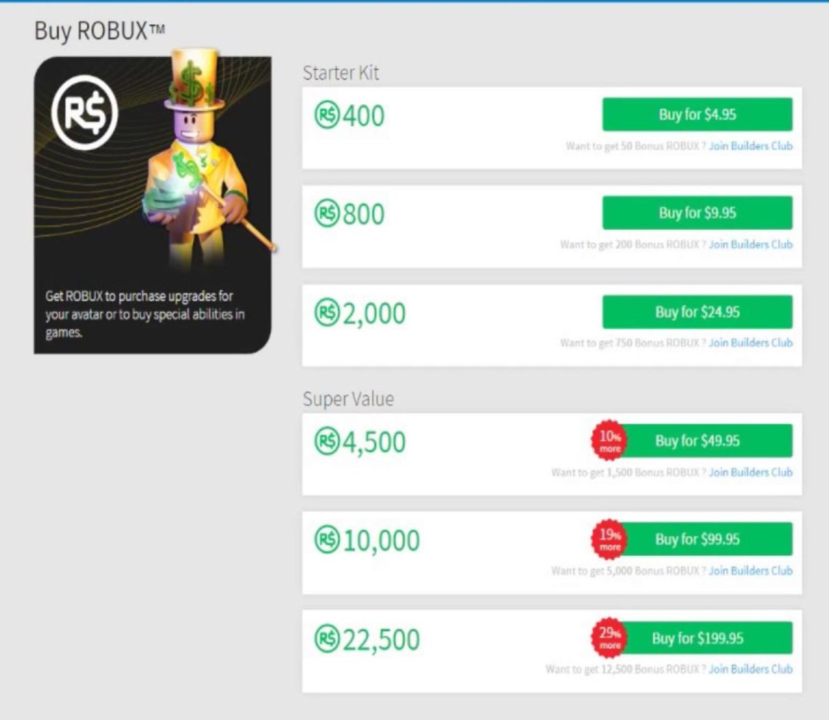 Kasodus On Twitter Roblox Lowered The Bonus Robux You Get - how to make a game in roblox without builders club