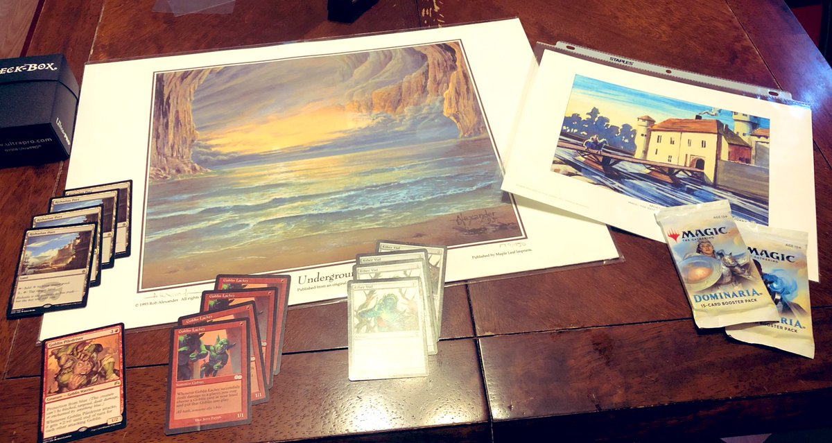 PatEuglow's tweet photo. Pretty great haul from #GPProvidence ! Liamβs Legacy Goblins deck is officially underway πππ https://t.co/aJlqU5GAs4