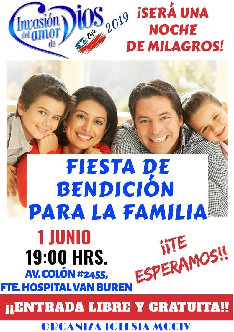 nane_XD's tweet photo. te invitamos este dia 1 de junio a una GRAN FIESTA DE BENDICION FAMILIAR  donde veras milagros ocurrir eso que esperas para ti y tu familia lo puedes recibir no dejes pasar esta hermosa oportunidad MCCIV te espera en av. Colon 2455 frente al Hospital Van Buren ENTRADA LIBERADA!! https://t.co/akcUeLIImF