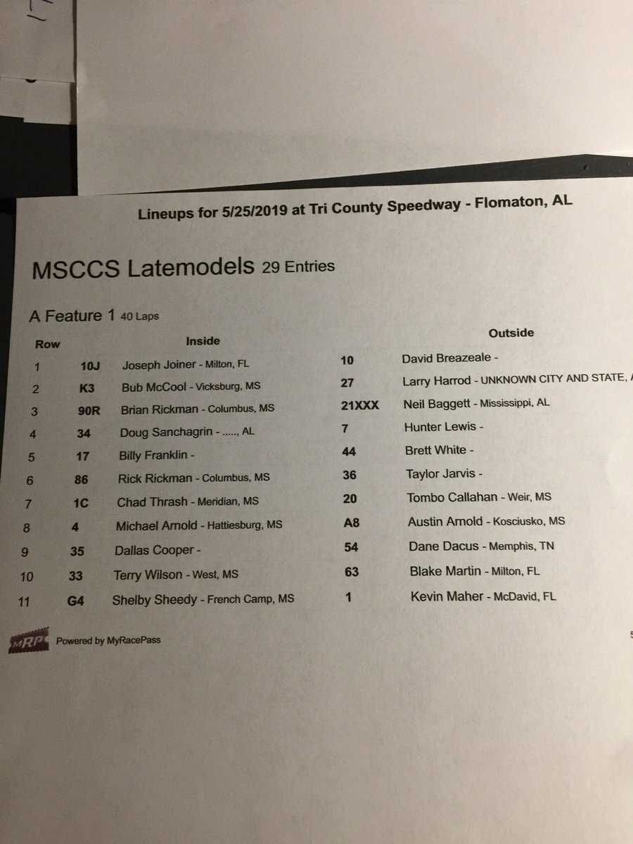 BubMcCool's tweet image. Feature lineup