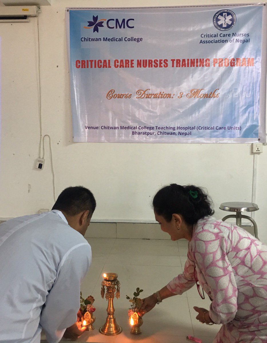 CCNANOfficial's tweet photo. Congratulations!!!
Opening of Critical Care Nurse Training Program at Chitwan Medical College. First #CCNTP outside Kathmandu #CCOK
@NSCCMOfficial @NCCDF https://t.co/tJDsADlBdw