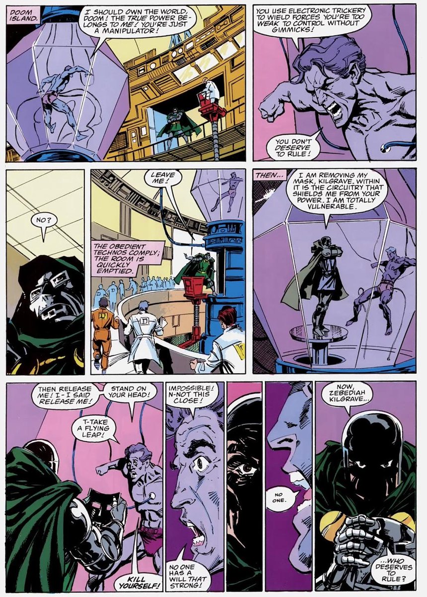ImperiusWrecked's tweet photo. One of my fave comics is Emperor Doom, where Doom succeeds in taking over the world by using Kilgrave and one of the first things he had to do to complete this was to get Namor on his side bc he knew Namor was one of the few people who had a will as strong as his own. #subbytalks https://t.co/XyEfEbroZ5