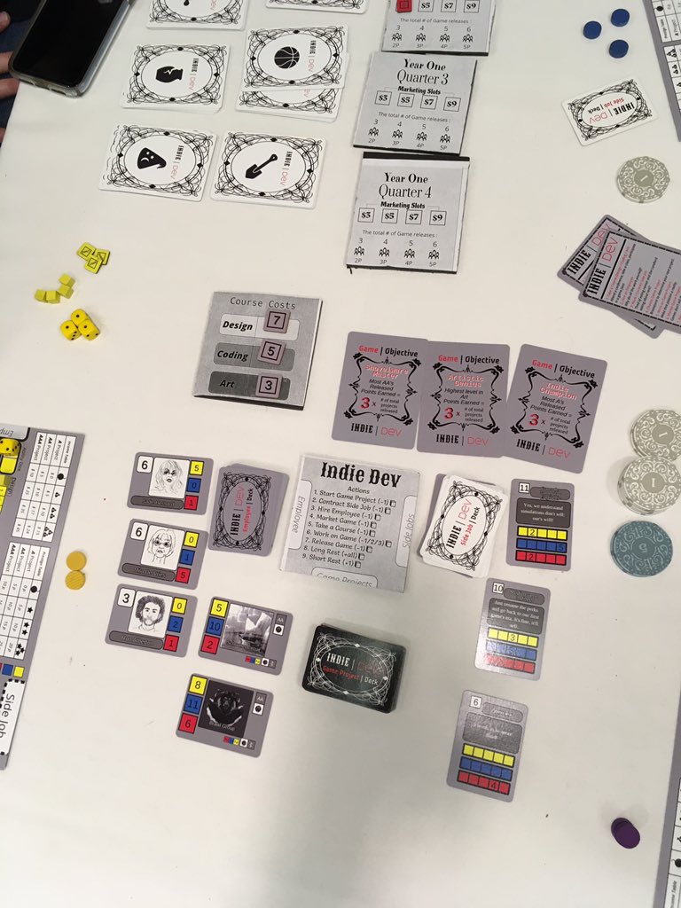 SiegeKlaw's tweet photo. Playtesting our newest version of Indie Dev at #Gamex2019 #Strategicon No more board! https://t.co/aFJ0oj7rNB