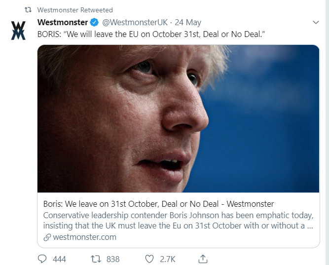 shady_inf0's tweet image. I see Banks' &amp;amp; Heaver's westmonsterUK are now getting behind Boris ... again. They did the same back in July 18 with #runborisrun

I am getting this bad feeling that Farage is the tool to push home the leave vote, leaving Boris waiting in the wings to take us out with no deal.
