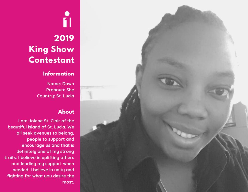 iamone_tnt's tweet photo. ¨I am Jolene St. Clair of the beautiful island of St. Lucia. We all seek people to support and encourage us; that is definitely one of my strong traits. I believe in uplifting others and lending my support when needed.¨#KingShowIntl https://t.co/MJ28lCh59a