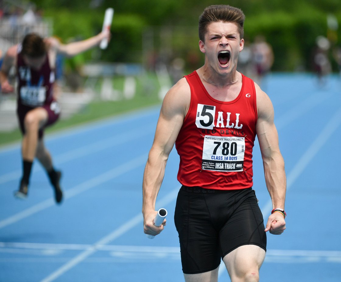 By leaps and bounds and racing to the finish at the #IHSA Boys State Track and Field Meet in Charleston on Saturday.pjstar.com/photogallery/I… #pjspreps <a href="/pjstarsports/">Journal Star Sports</a>