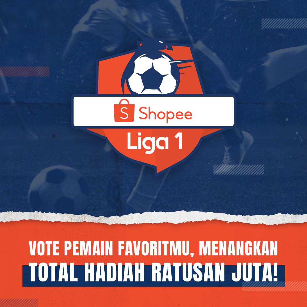 hamdz_and's tweet photo. Vote pemain Shopee LIGA 1 favoritmu dan menangkan ratusan juta rupiah! https://t.co/h4BH8lbZj7 https://t.co/aVDJLtCWZk