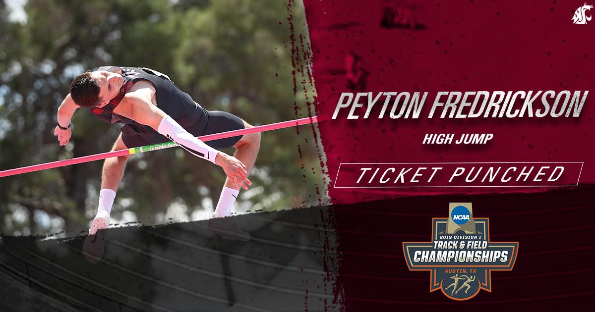 Washington State XC/TF on Twitter "Ticket Punched! Peyton Fredrickson clears 71 (2.16m) to
