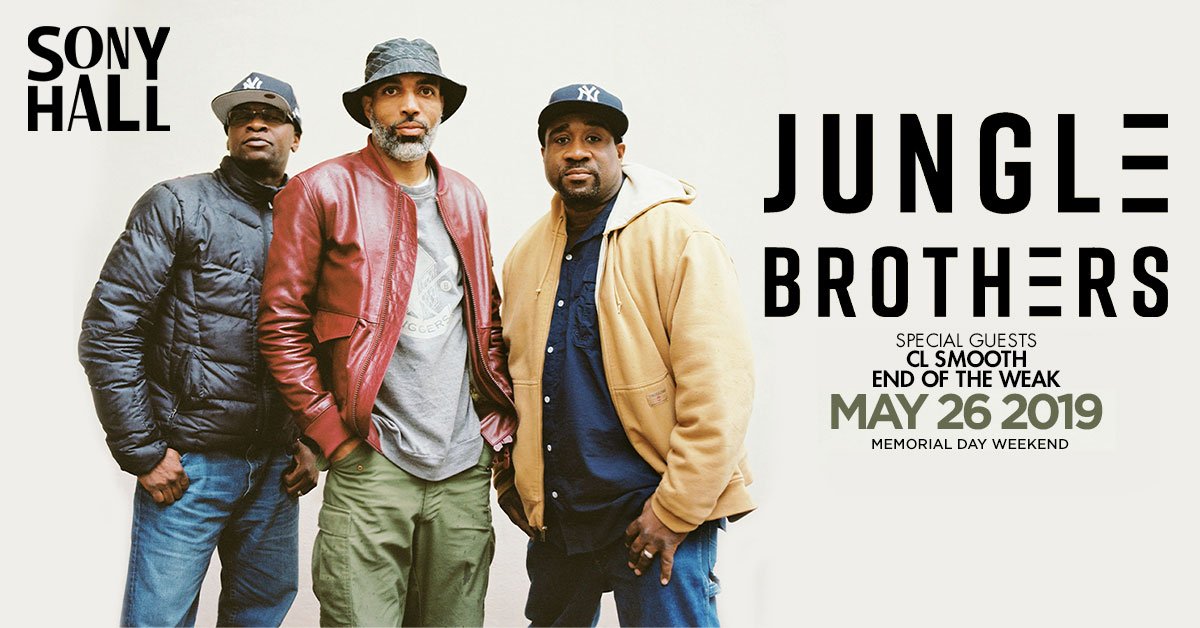 Tomorrow night <a href="/SonyHall/">Sony Hall</a> bit.ly/JungleBrothers…