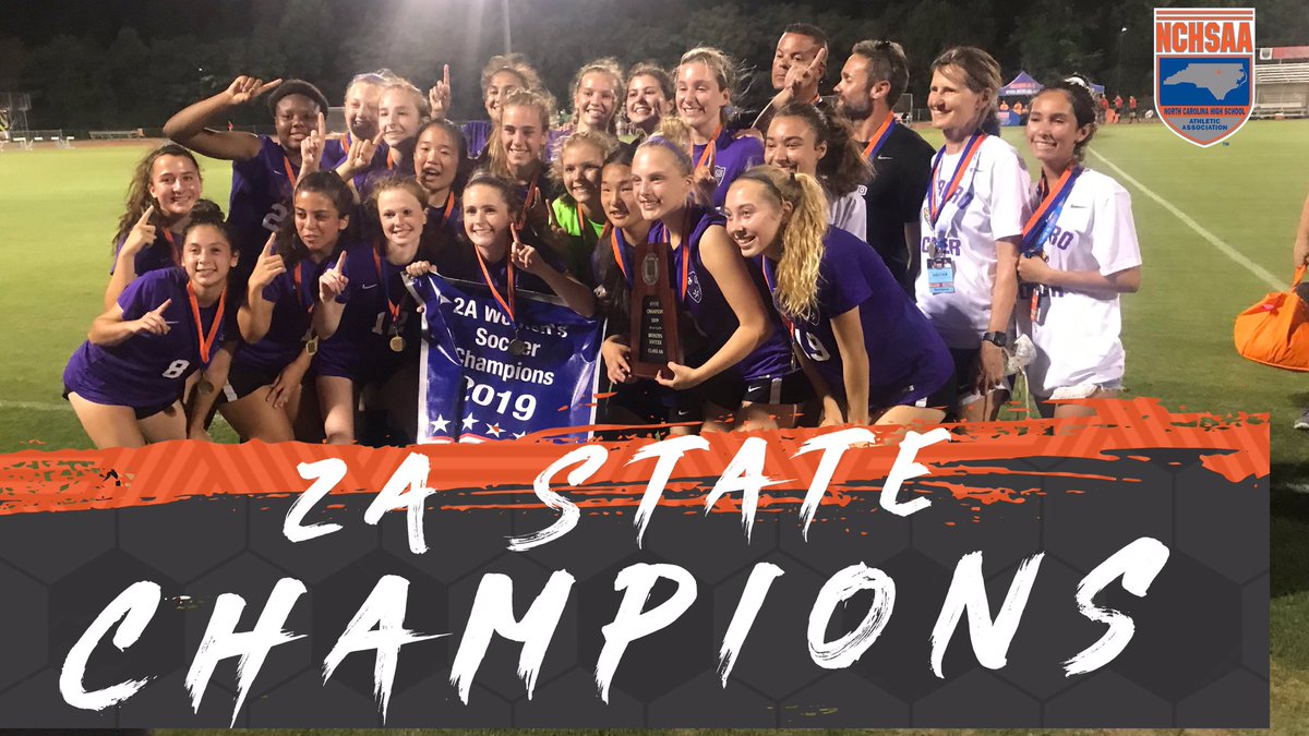 🏆⚽️ 2019 NCHSAA 2A Women’s Soccer State Champions @chsjags 🏆⚽️

#NCHSAASOC